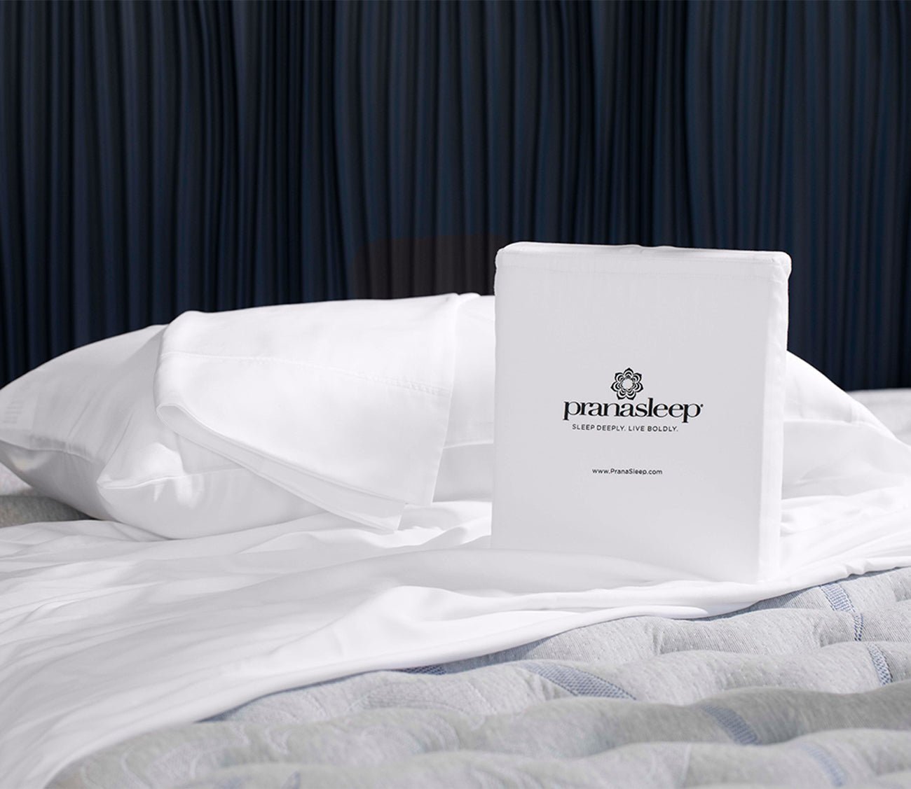 Photo of PranaSleep® Biobased Lyocell White Pillowcase Set Of 2