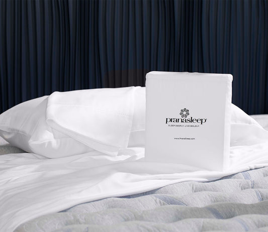 PranaSleep® Biobased Lyocell White Pillowcase Set Of 2